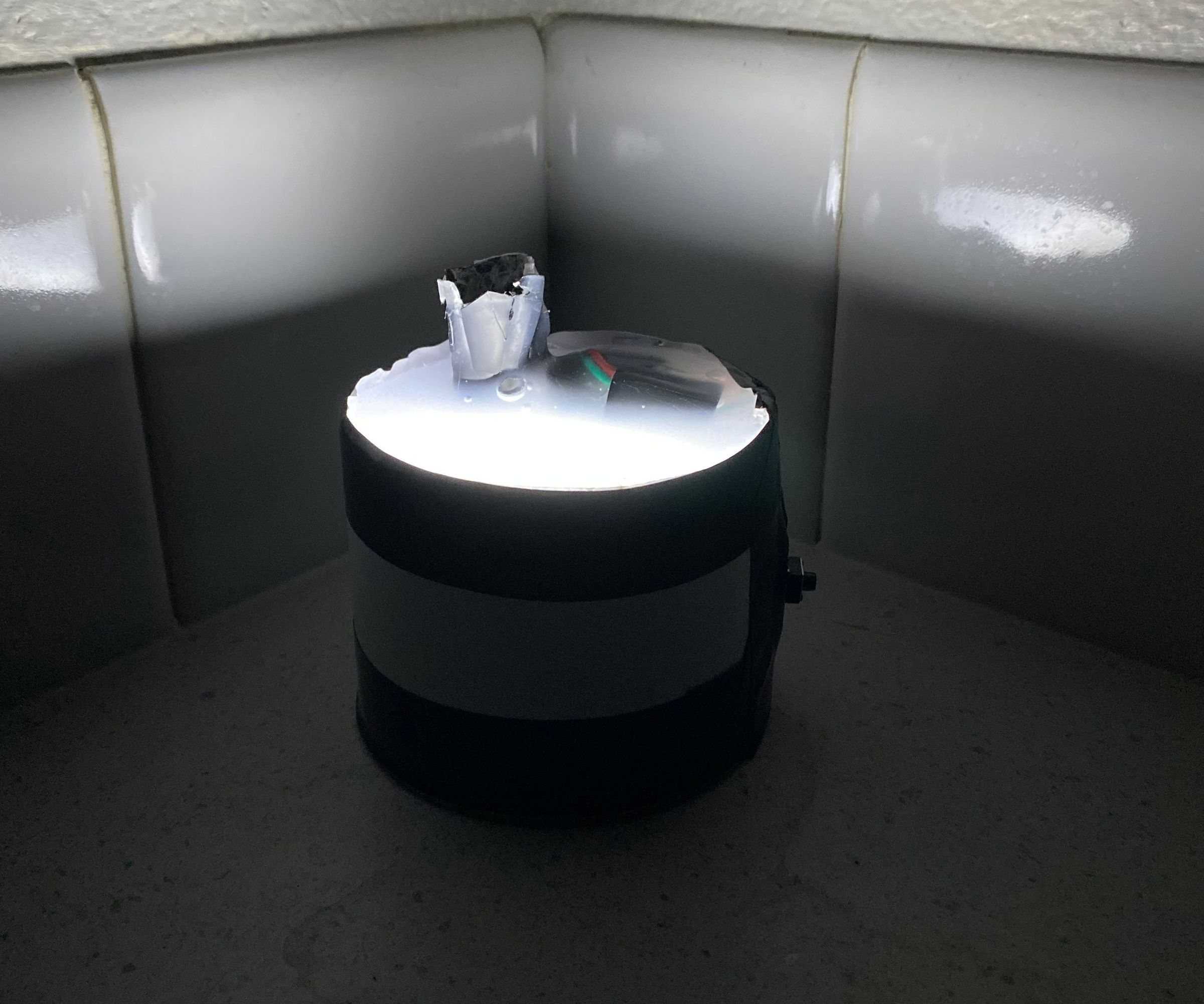  DIY Light Up Tooth Brush Holder