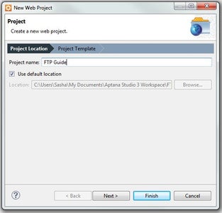 Software Step 2: New Project