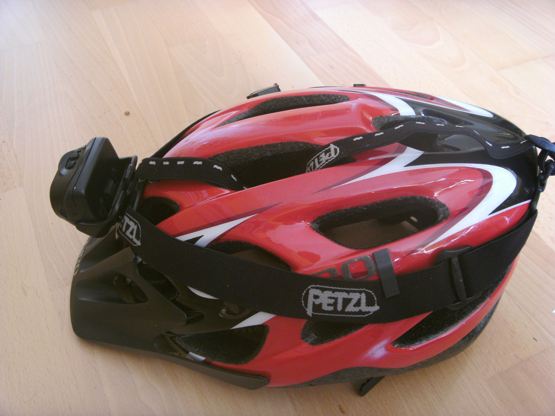 Mounting a Headlamp on a Bikehelmet 3 Steps Instructables