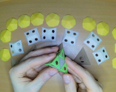 Illustration of All Platonic Solids in One