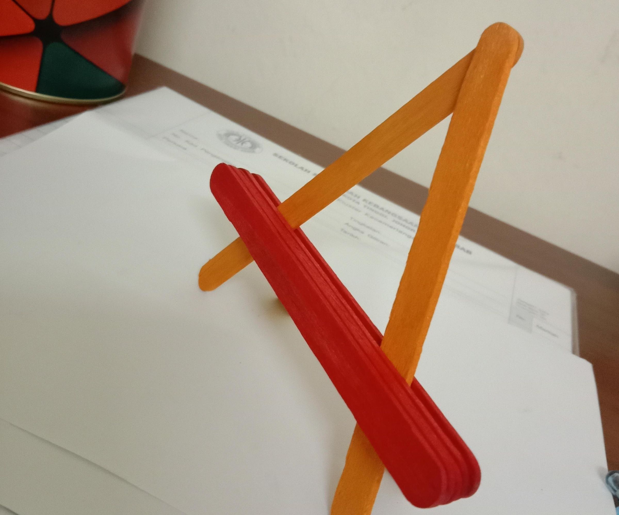 Popsicle Stick Phone Stand