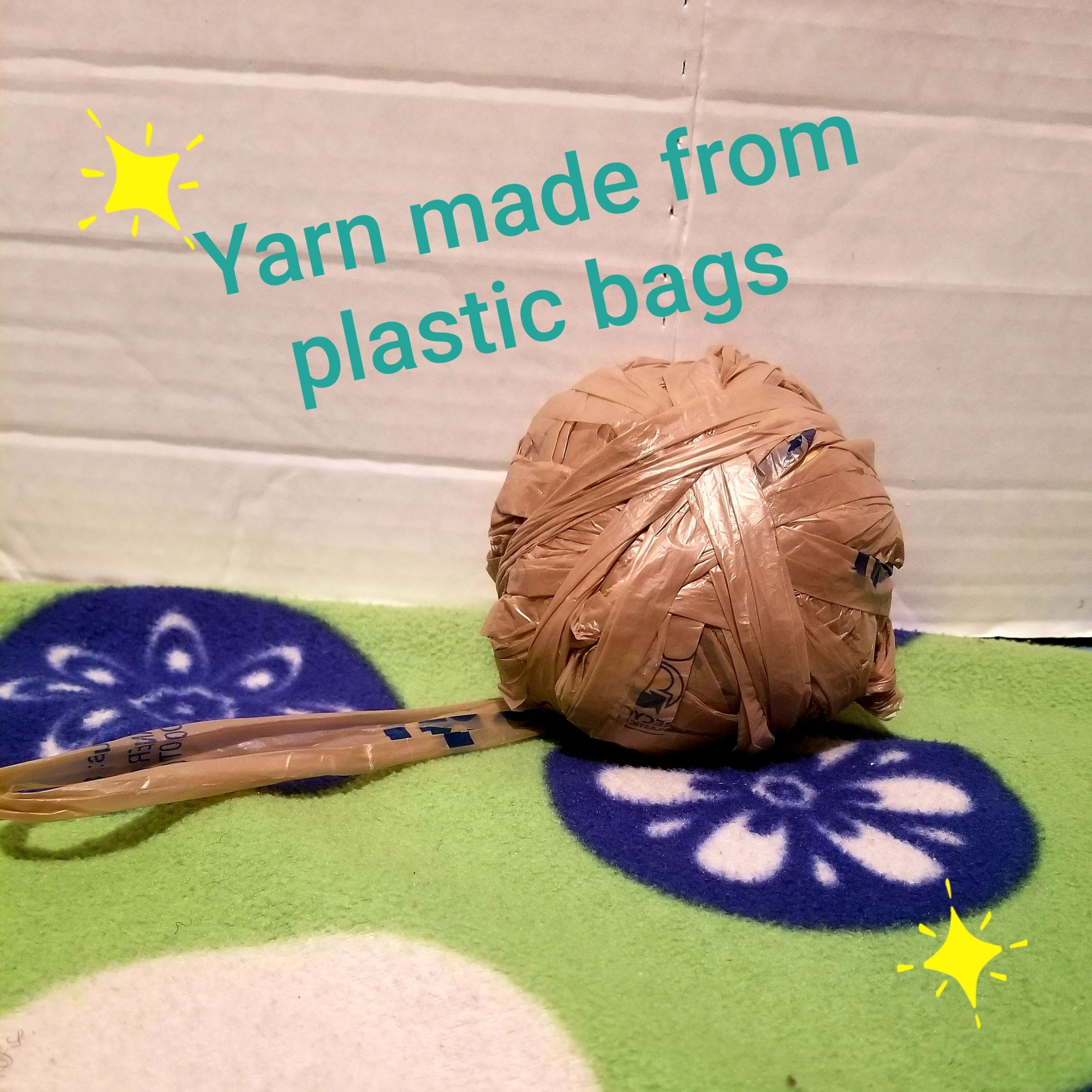 Yarn Made From Plastic Bags 10 Steps Instructables