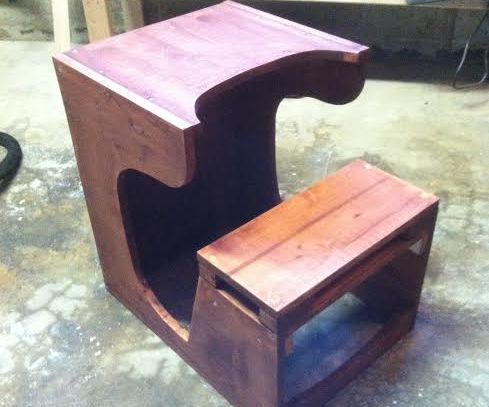 Kids' Desk With Removable Booster Seat