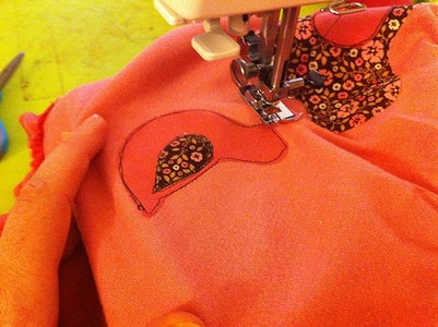 Ruffly Pink Applique Shirt