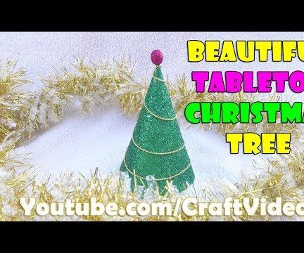 How to Make Tabletop Christmas Tree
