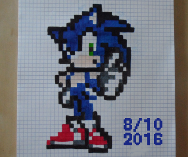Pixel Art: Sonic the Hedgehog