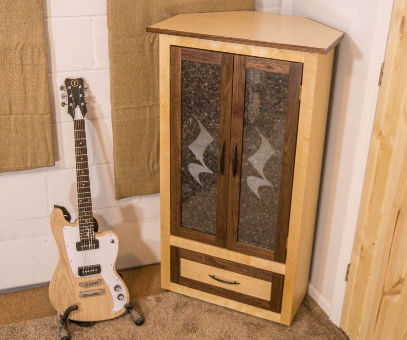 Fake Corner Cabinet