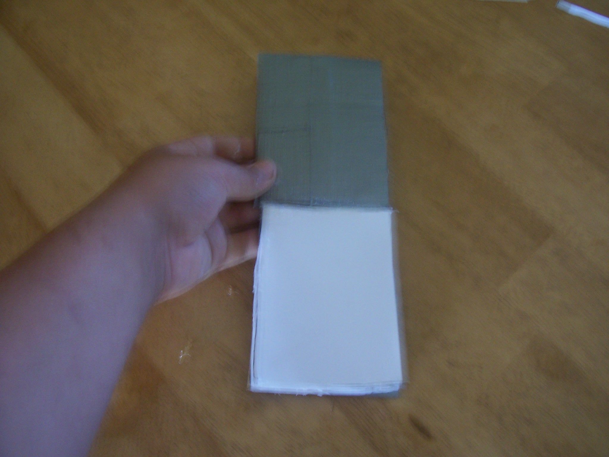 Pocket sized notebook.