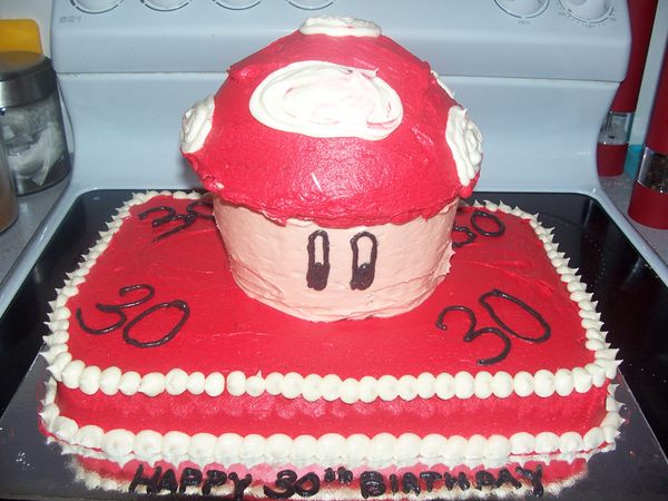 Mario Mushroom Cake