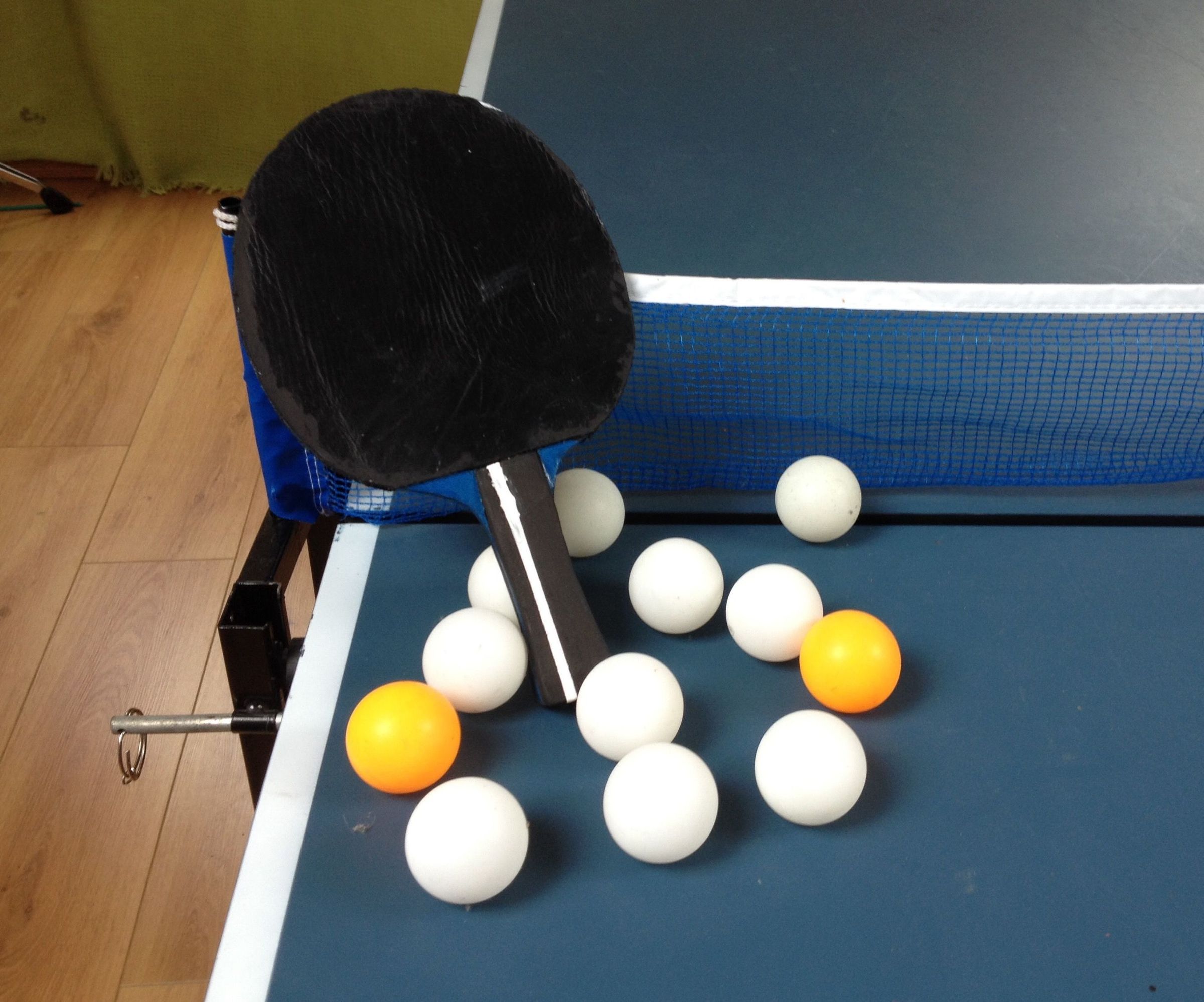 Leather / Rubber Table Tennis Bat