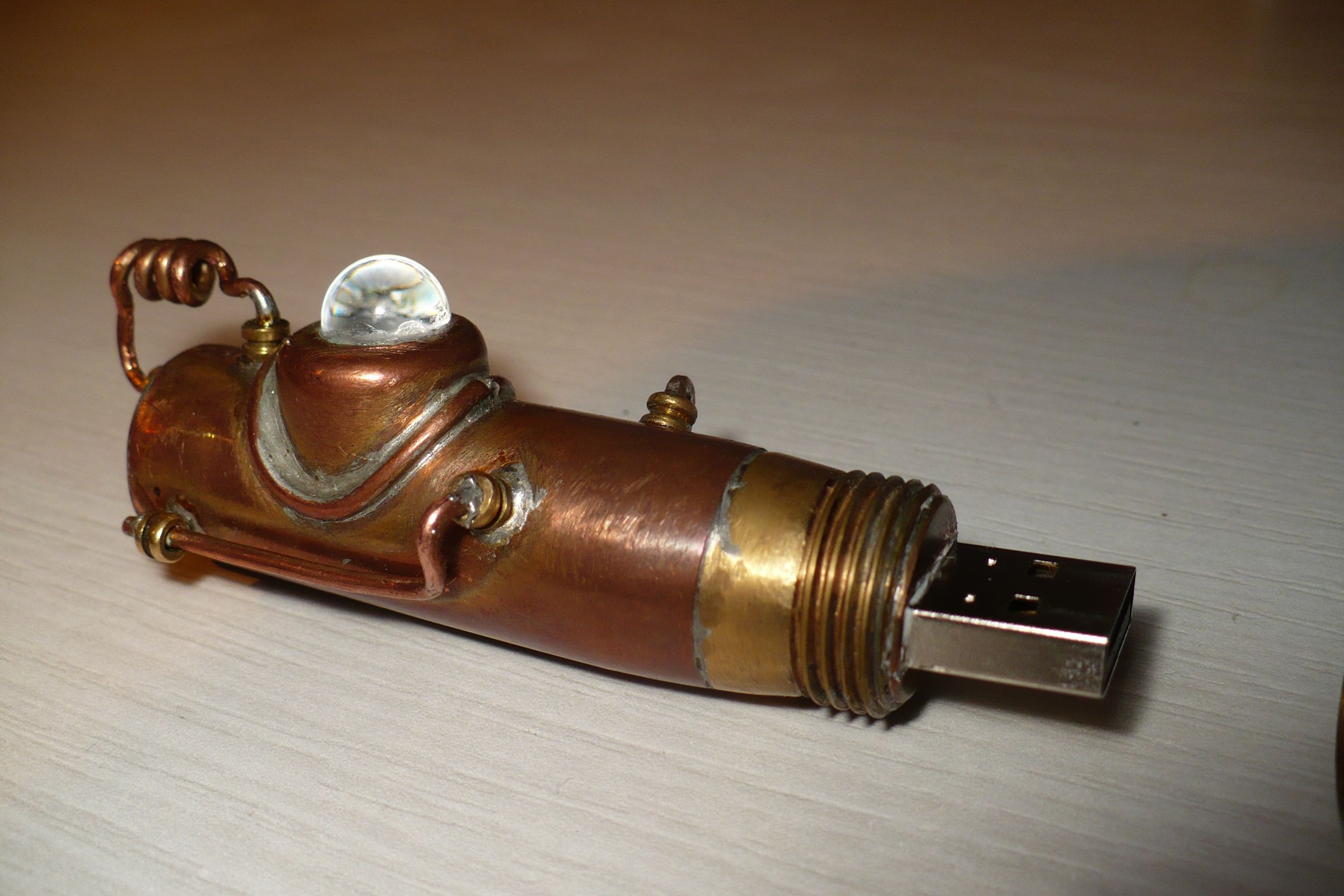 4 Gb Steampunk USB Stick