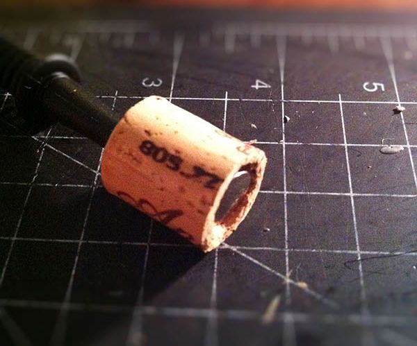 Cork Button Battery Holder
