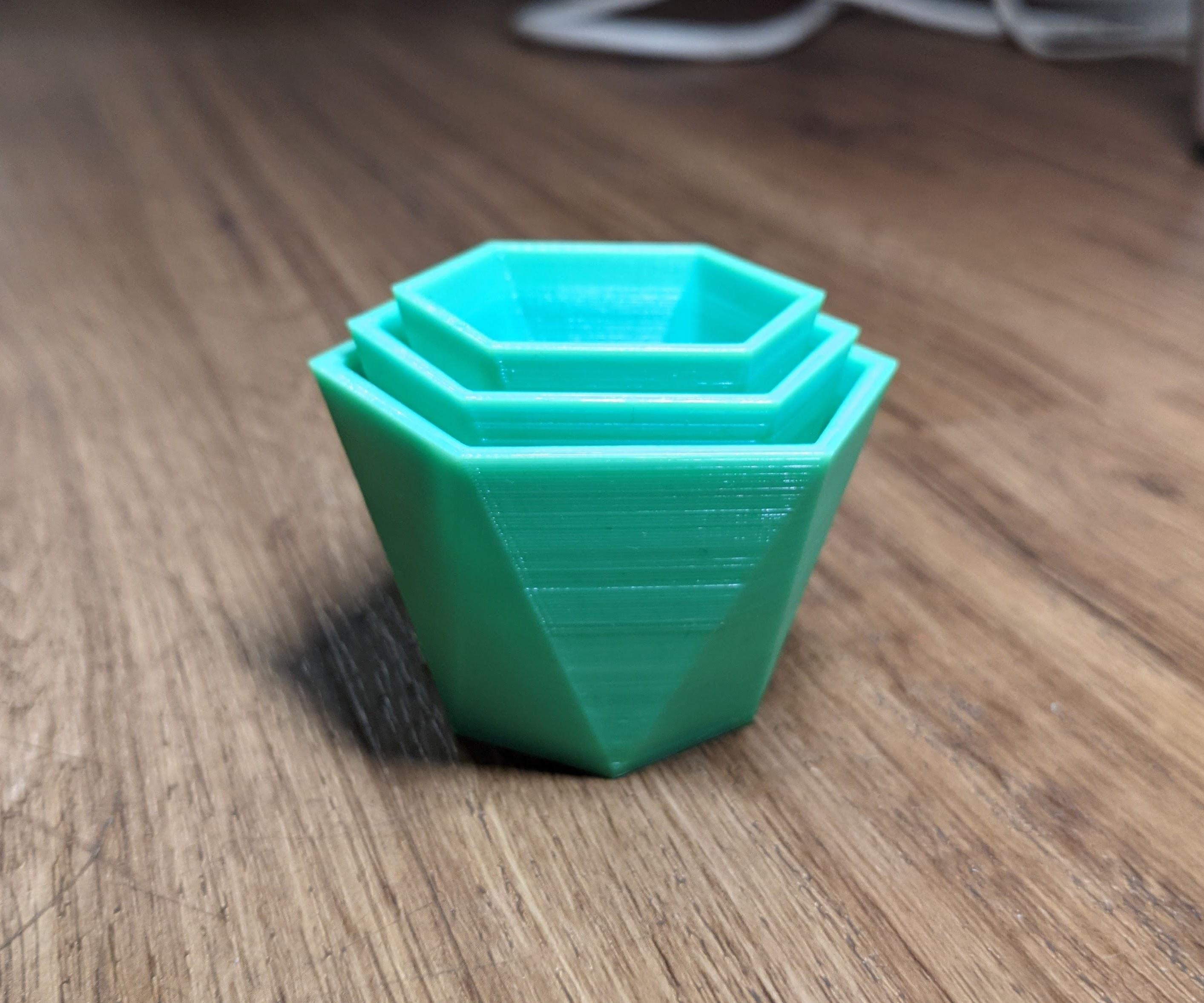 Stackable Geometric Cups