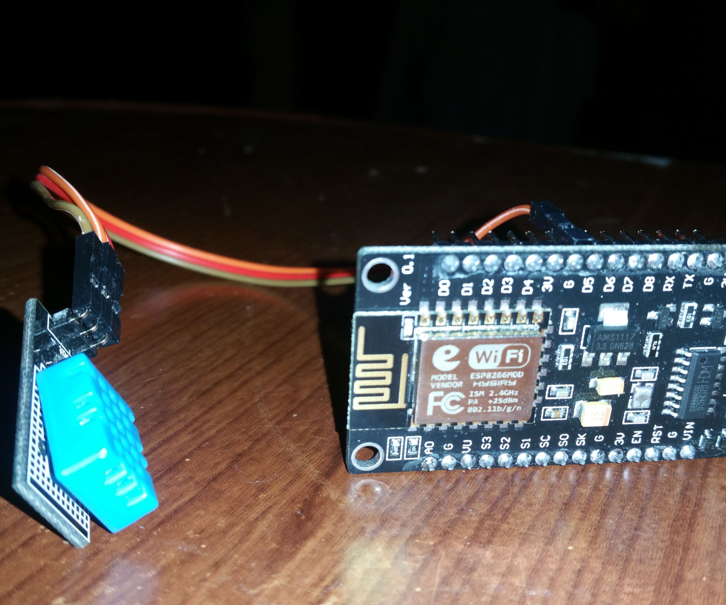 Crude WiFi-Enabled Weather Station