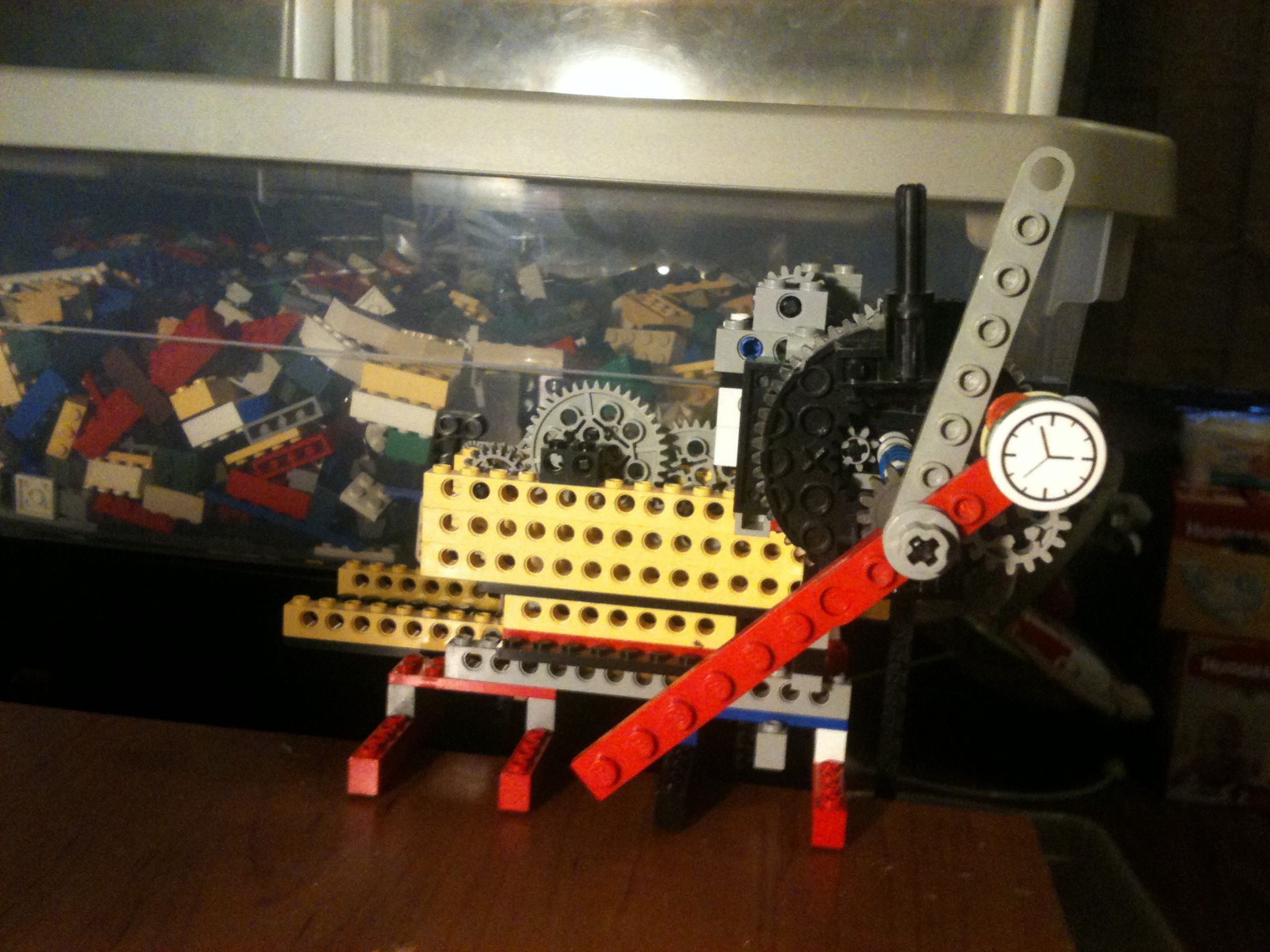 Lego Grandfather Clock 3 Steps Instructables