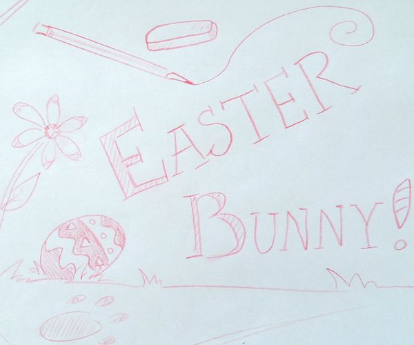 How to Draw a Cute Easter Bunny!