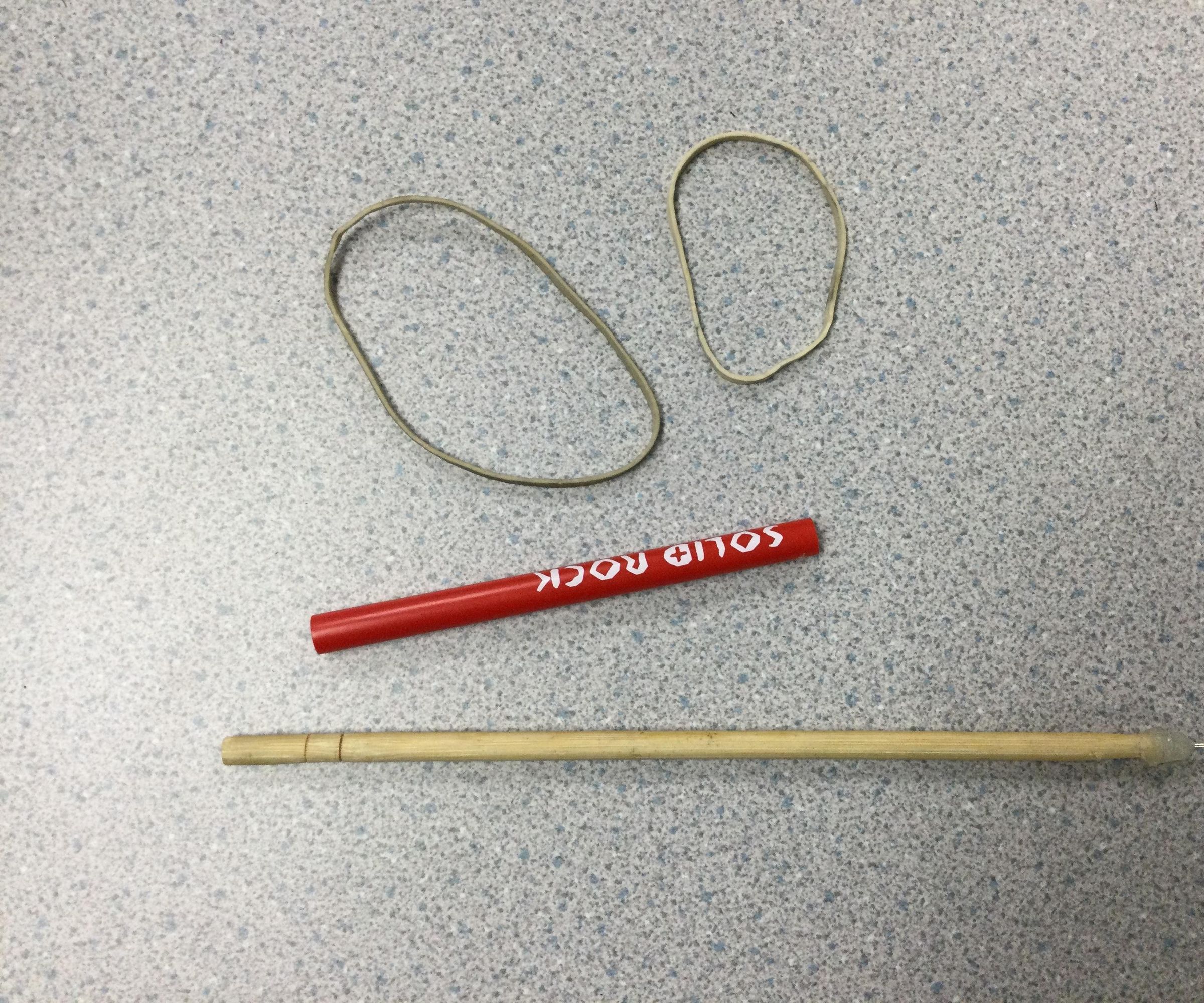 Cylindrical Item (Pen Ink Cartridge, Chopstick) Launcher