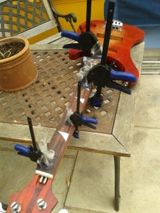 Glue the Fretboard On, Add Frets