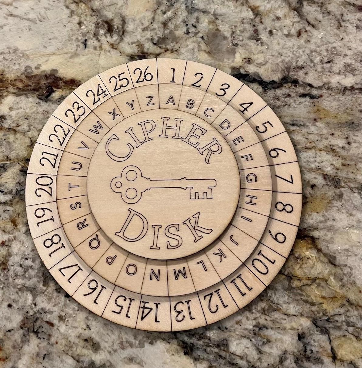 Cipher Disk Decoder for Escape Rooms : 6 Steps - Instructables