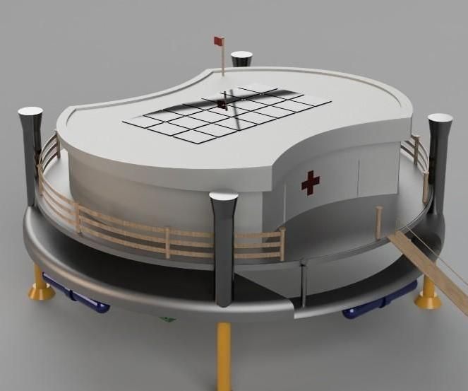 Amphibious Clinic Pavilion: a Flood-Response Healing Hub