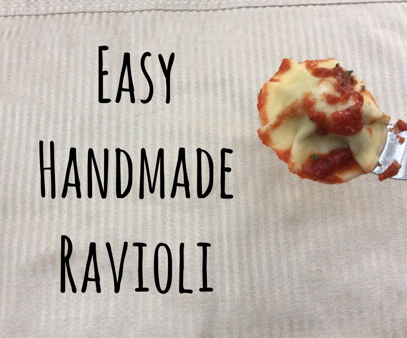 Easy Handmade Pesto Ravioli 
