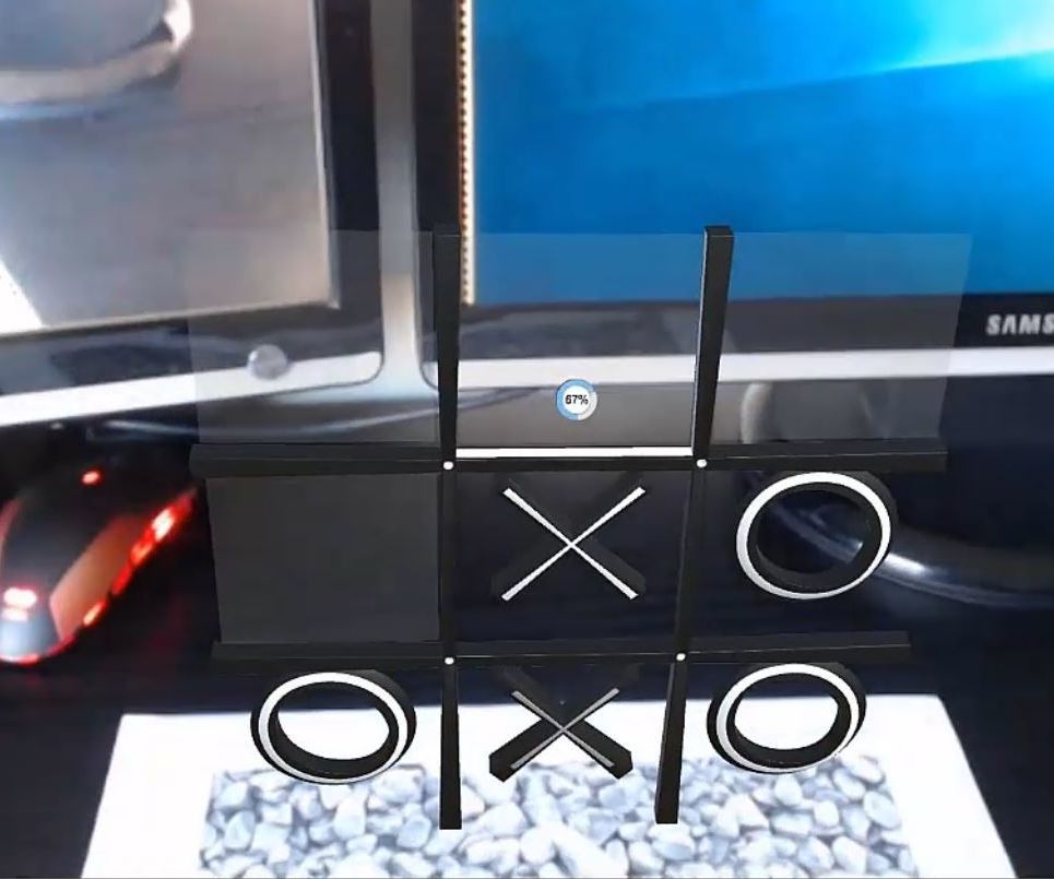 Augmented Reality Noughts and Crosses Game