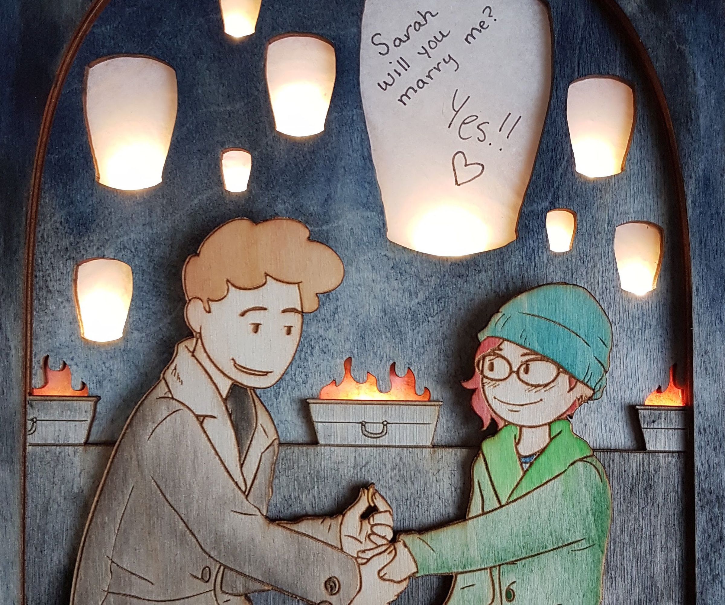 Light Up Picture Box