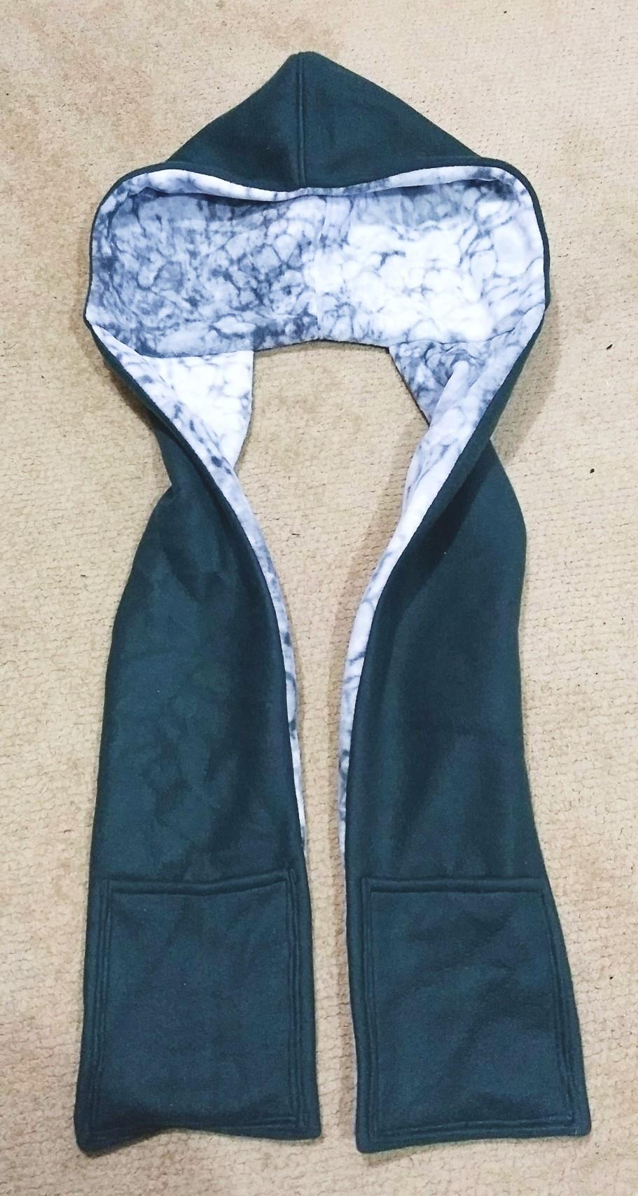 Fleece Hooded Scarf