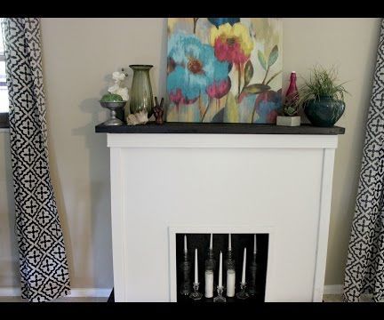 DIY Faux Fireplace