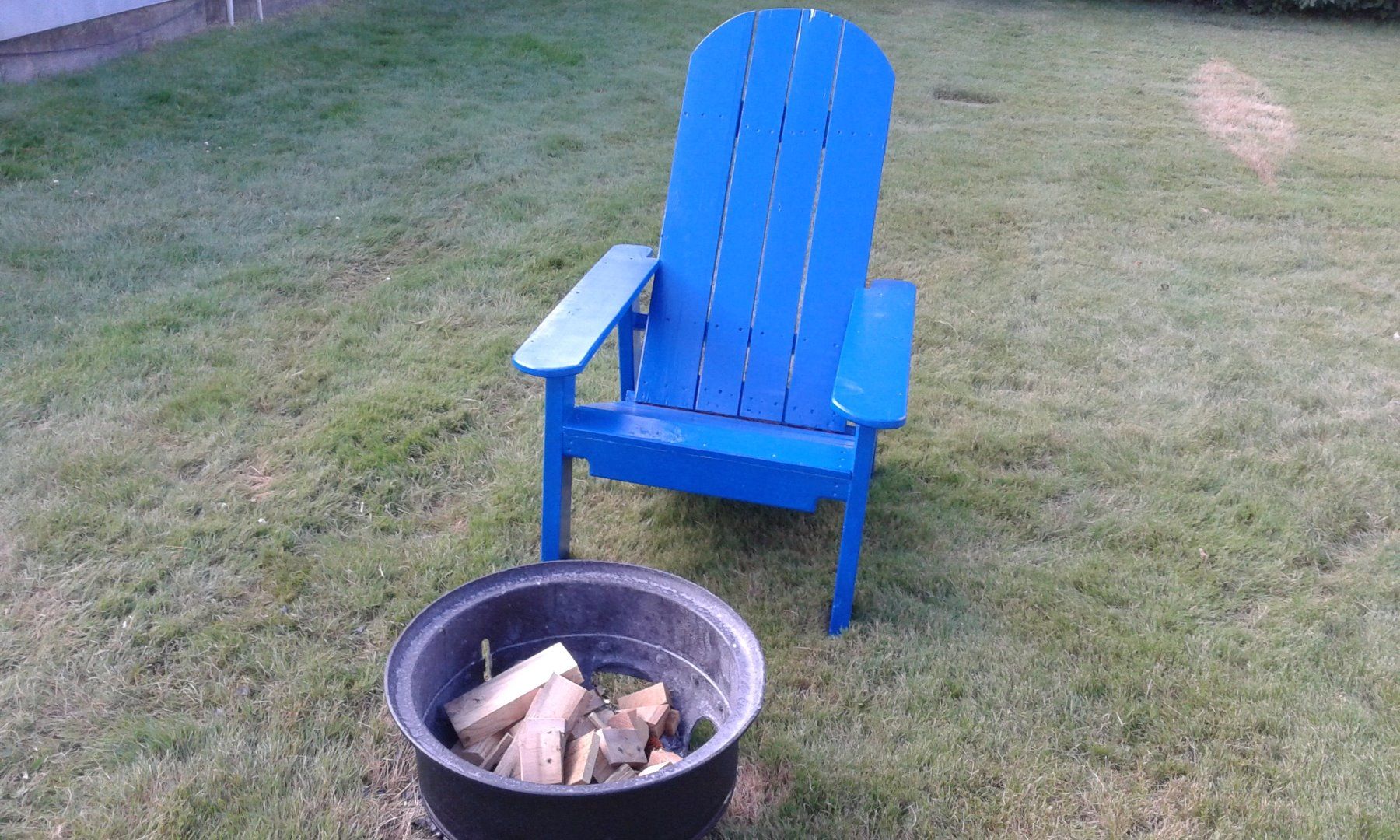 Adirondack Style Chair (pallet Wood) - Image 1
