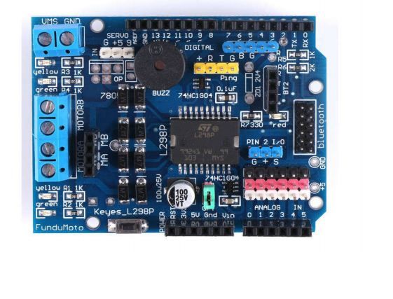 Motor Shield L298p Driver Board Para Arduino Uno Mega 2560 | Cuotas Sin - Foto 6