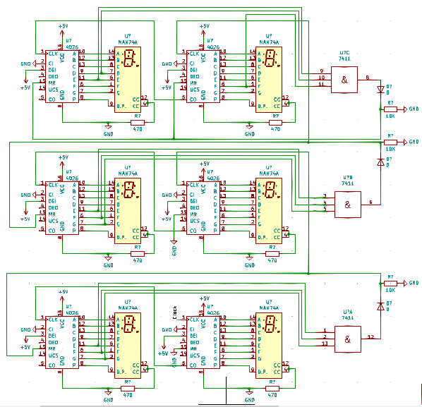 Digital Clock But Without a Microcontroller [Hardcore Electronics] : 14 ...