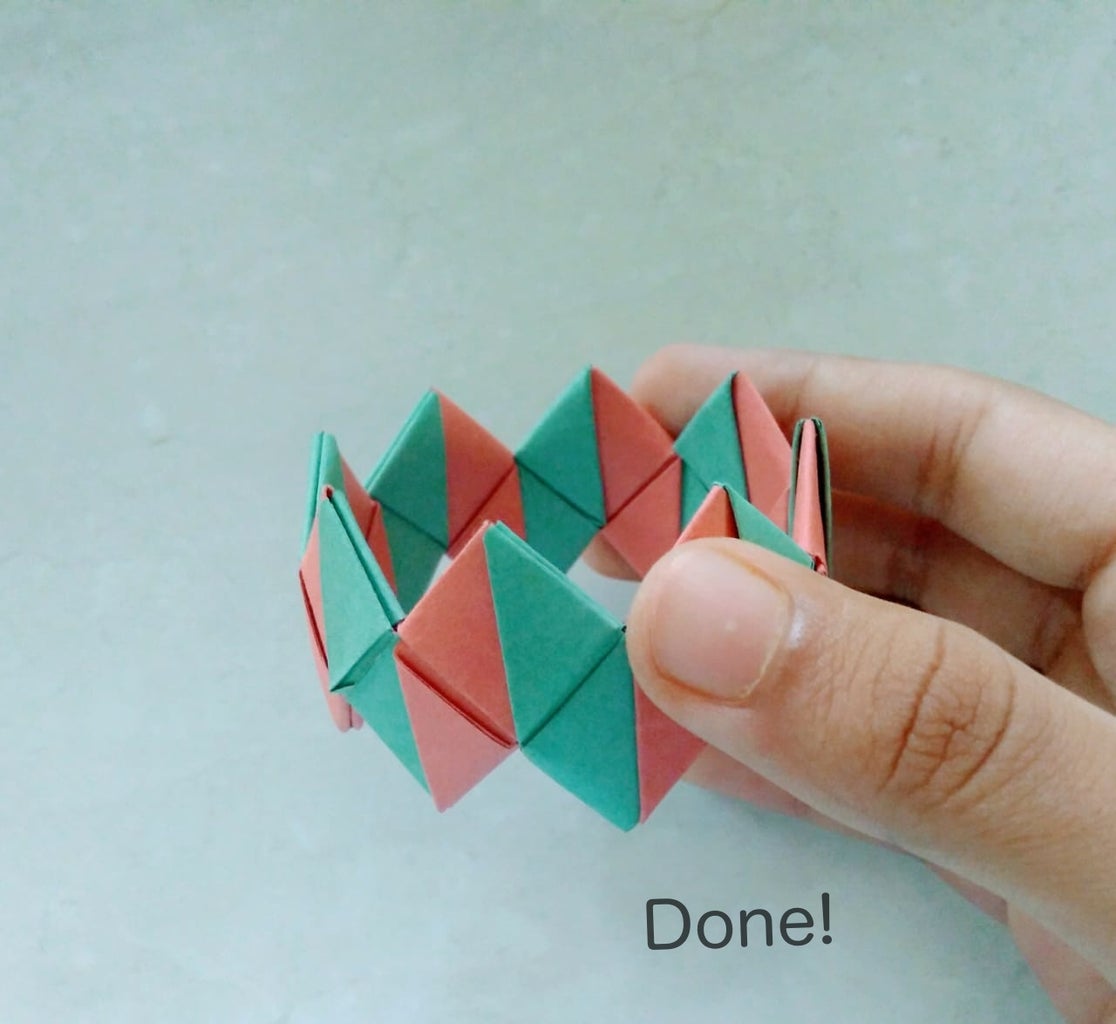 DIY Paper Bracelets 4 Steps Instructables