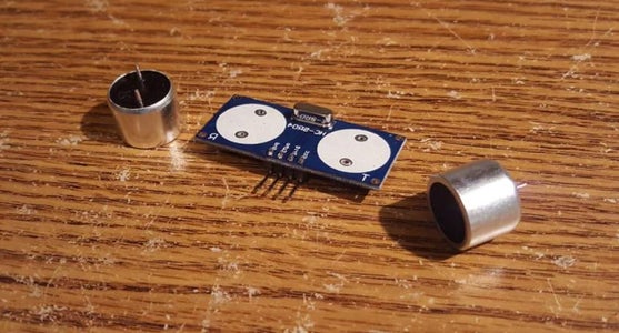 Simple Obstacle Detection Project for Blind Person With Detection Turn ... Circuit Diagram