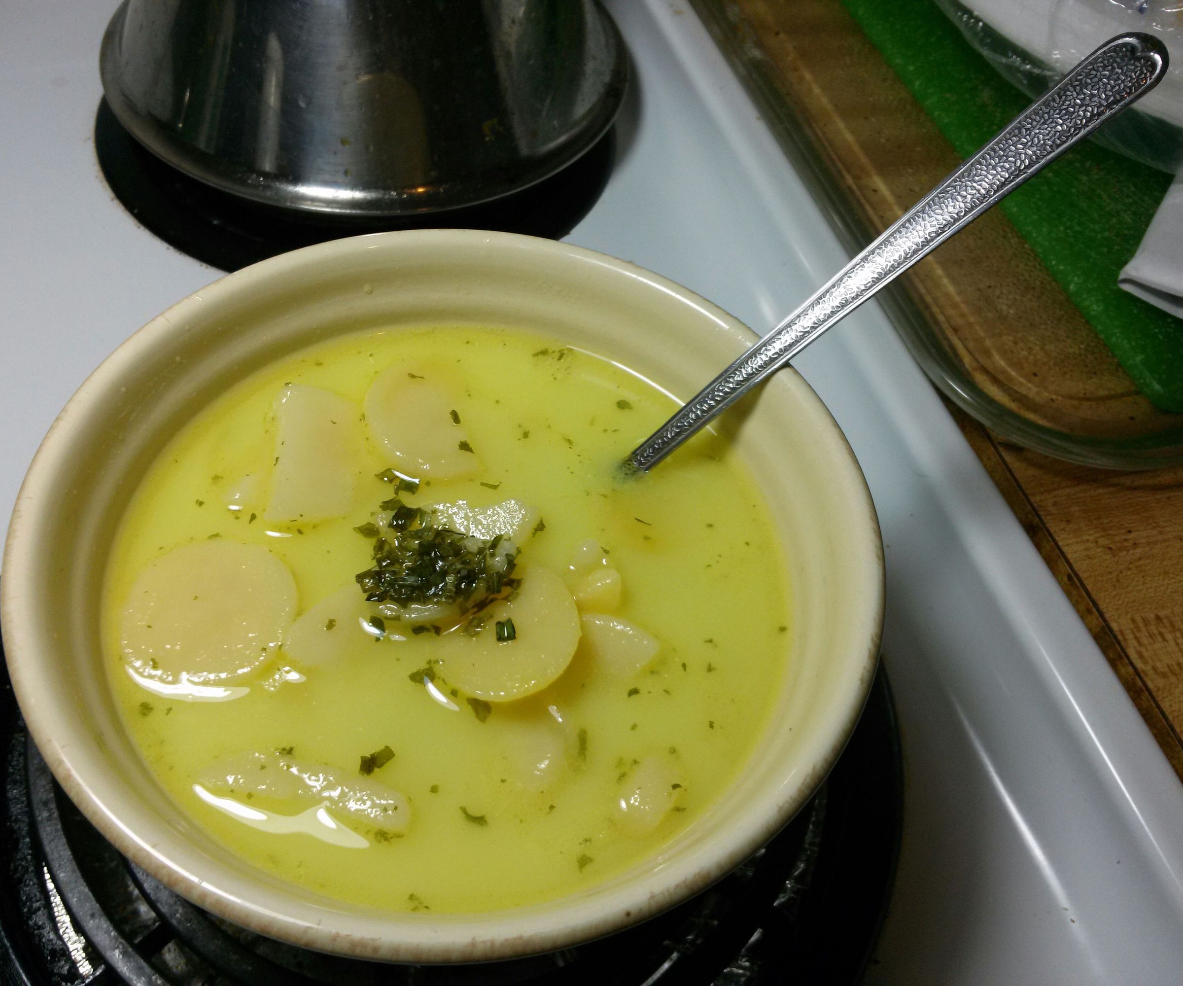 2$ (or Less) Warm Tater Soup