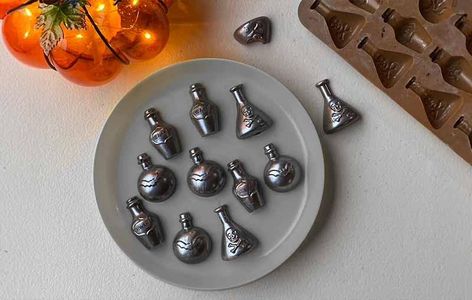 Poison Bottle Chocolates - Halloween Chocolate Candy Recipe