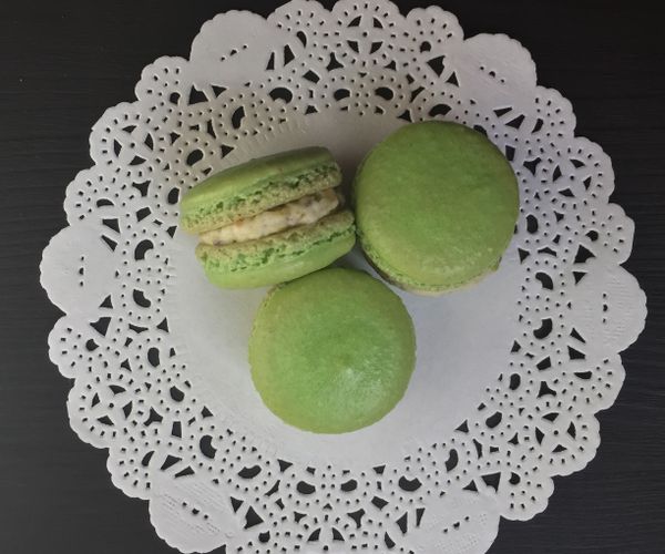 Pistachio French Macarons
