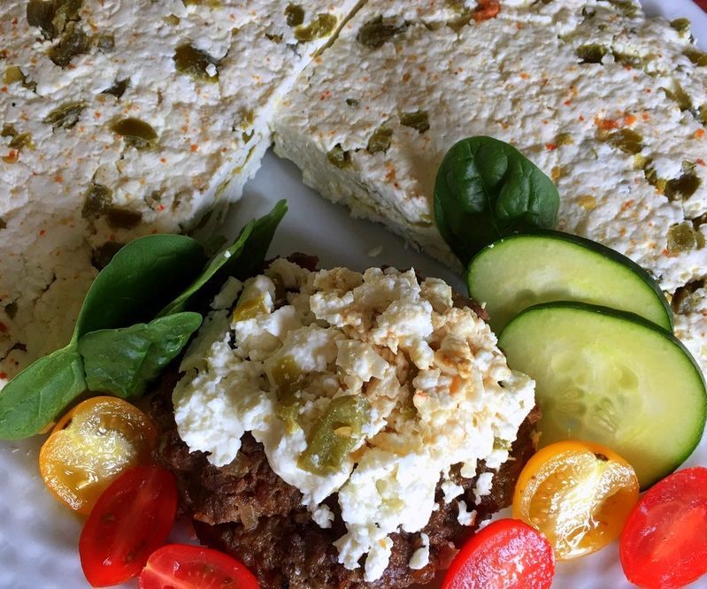 Jalapeño Feta Cheese Yak Burger 