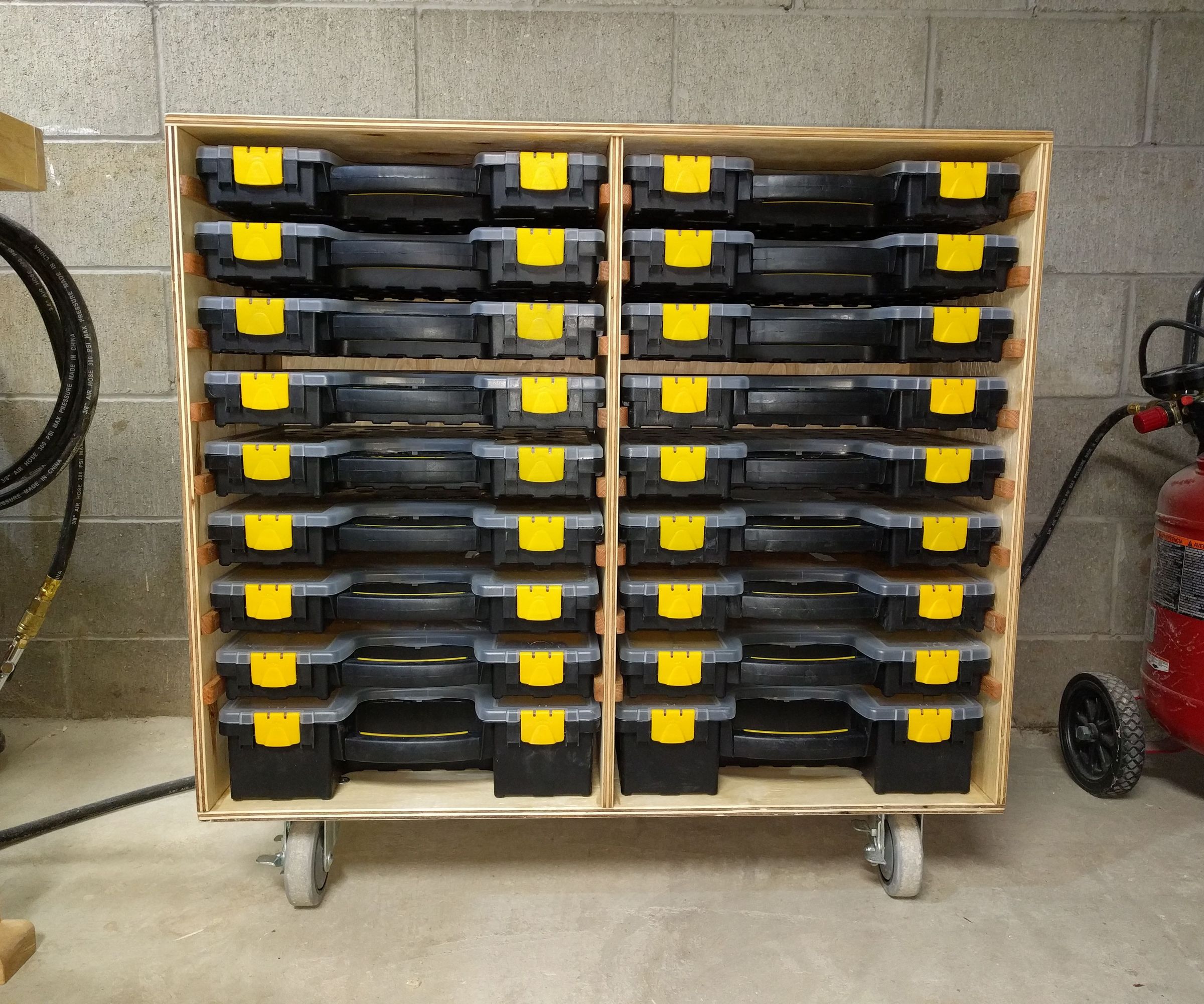 Organizer Bin Storage Unit