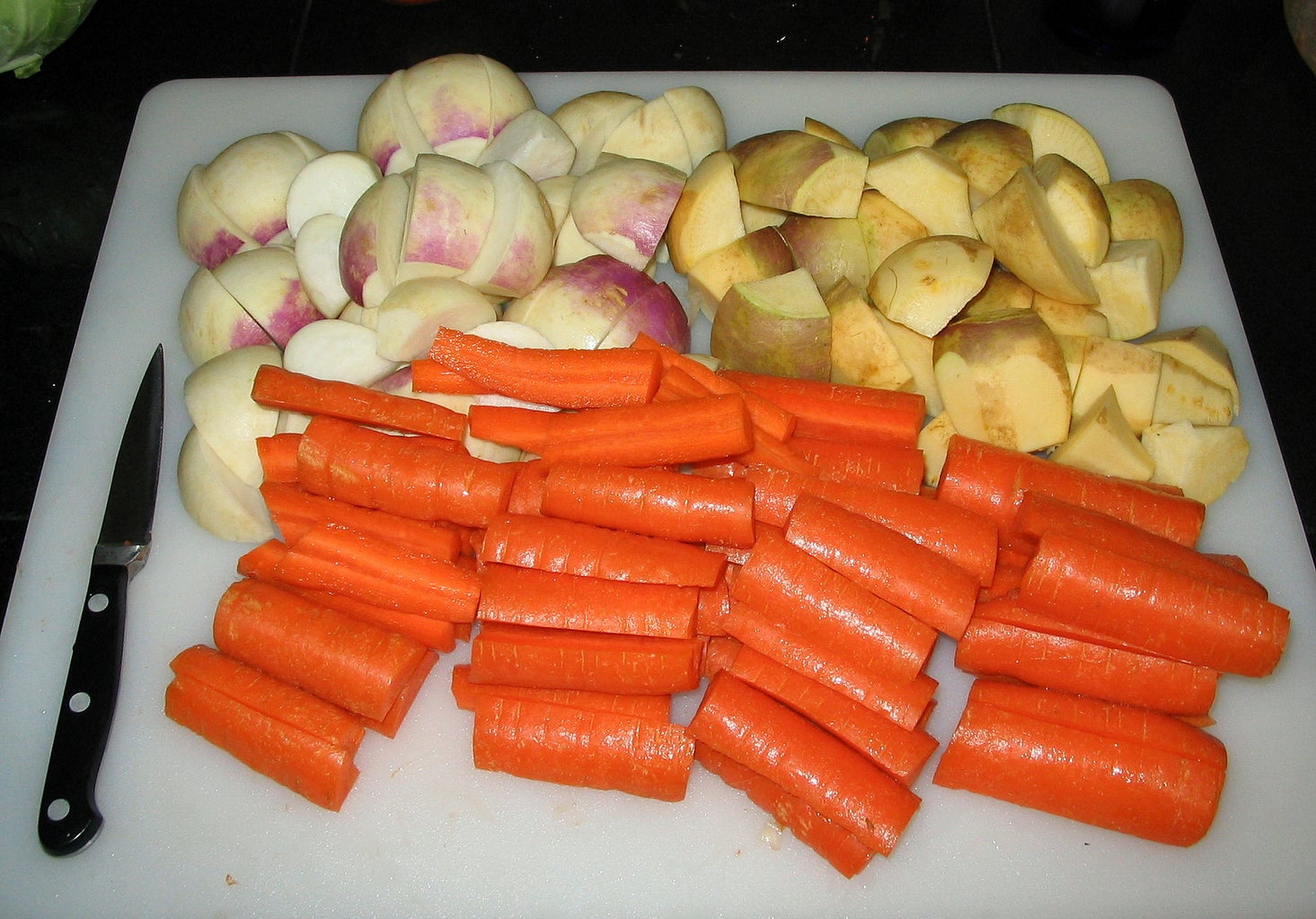 how long to cook vegetables with corned beef