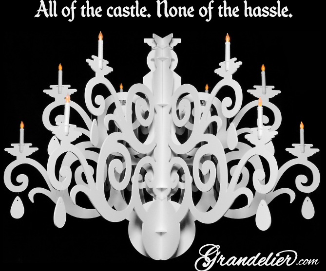 Large Silhouette Chandelier Decoration, the Grandelier