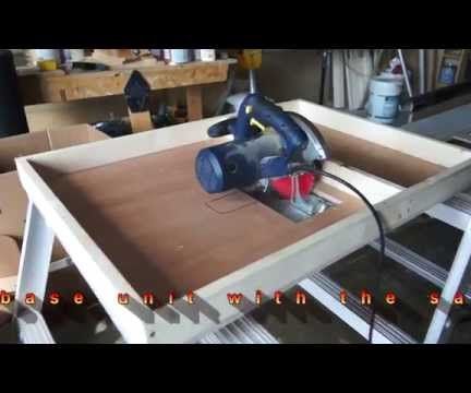 Circular Saw Converted to a Table Saw