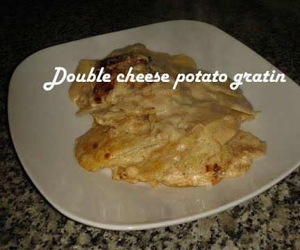 Double Cheese Potato Gratin Recipe