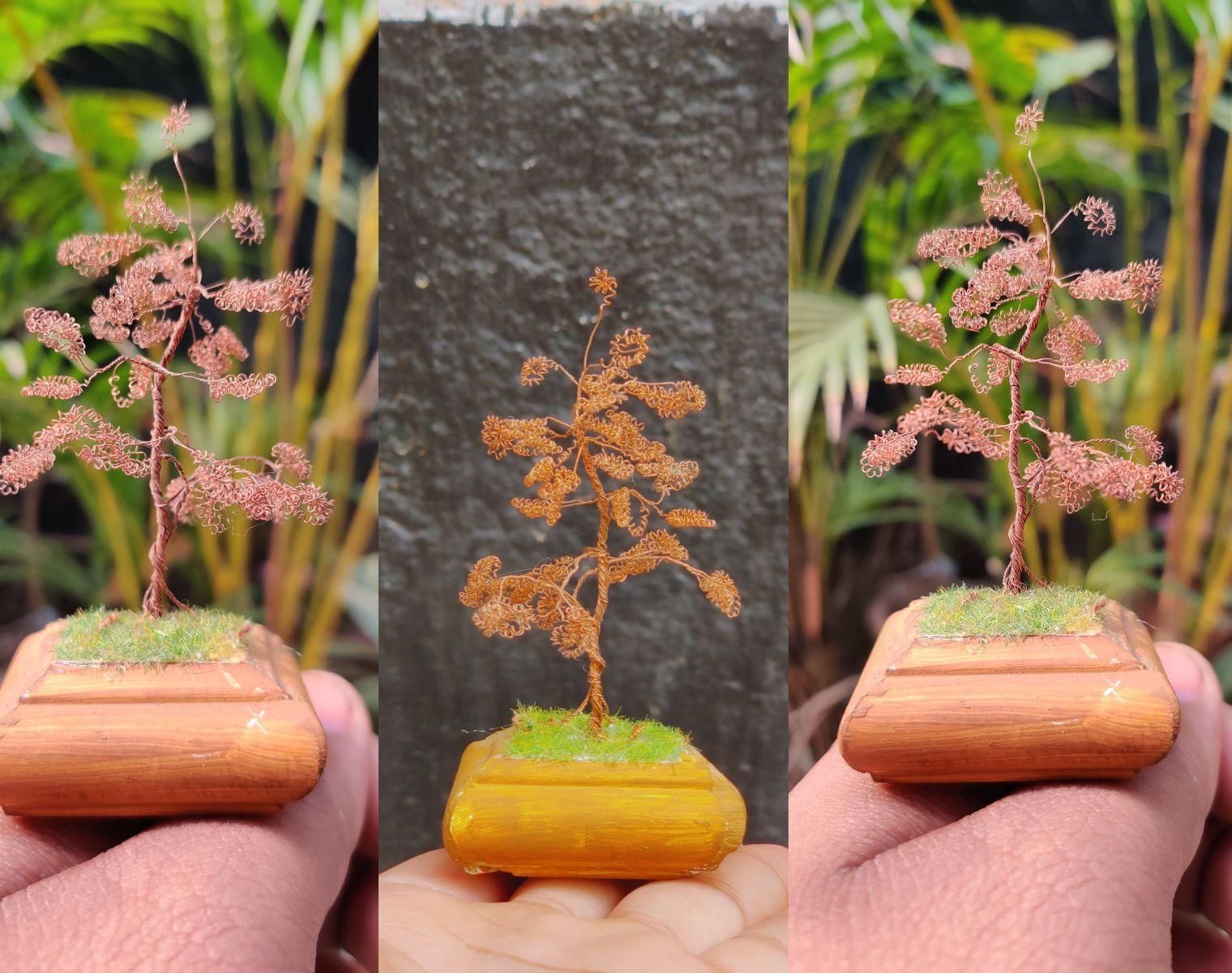 DIY Miniature Bonsai Tree Using Recycled Copper Wires