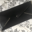 Leather Envelope Clutch
