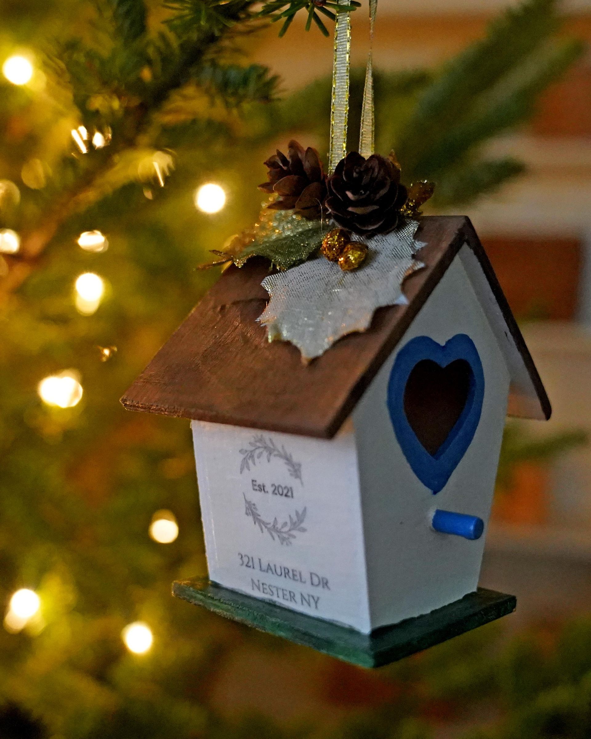 Custom Birdhouse Christmas Tree Ornaments 5 Steps (with Pictures