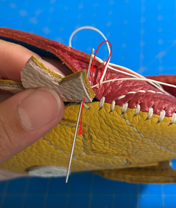 Sewing Together the Body: Attaching the Top Fin