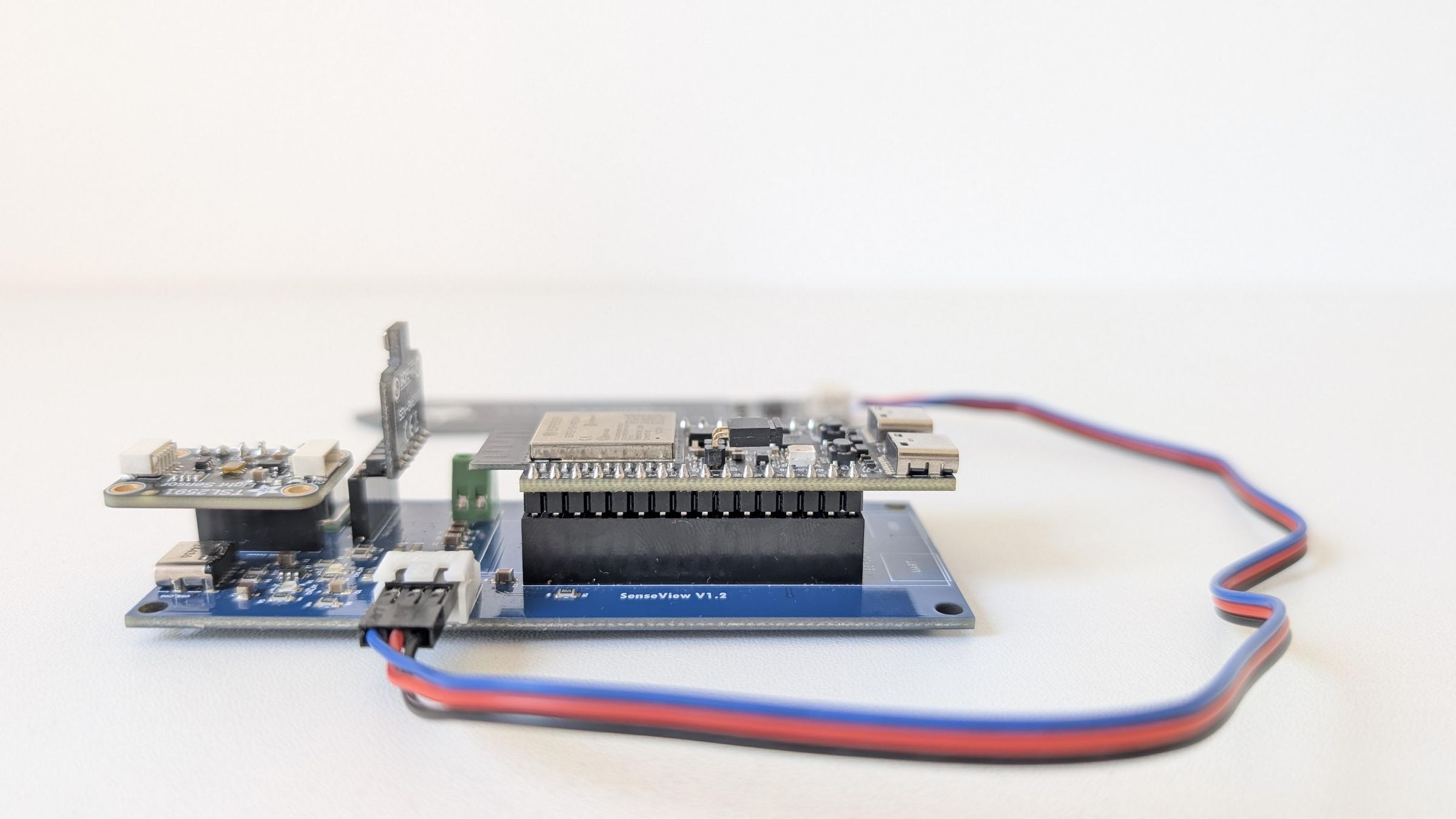 SenseView sensor node hardware assembly