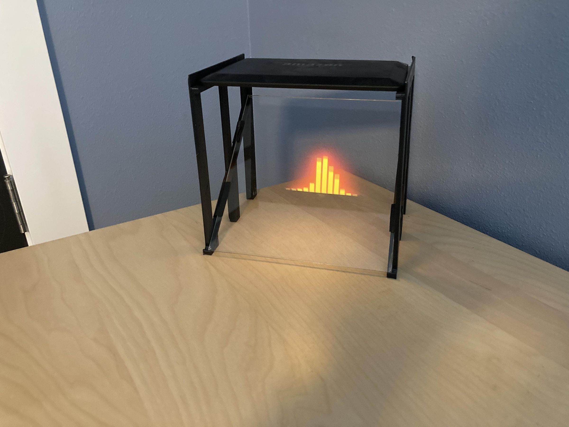 Simple Holographic Audio Visualizer