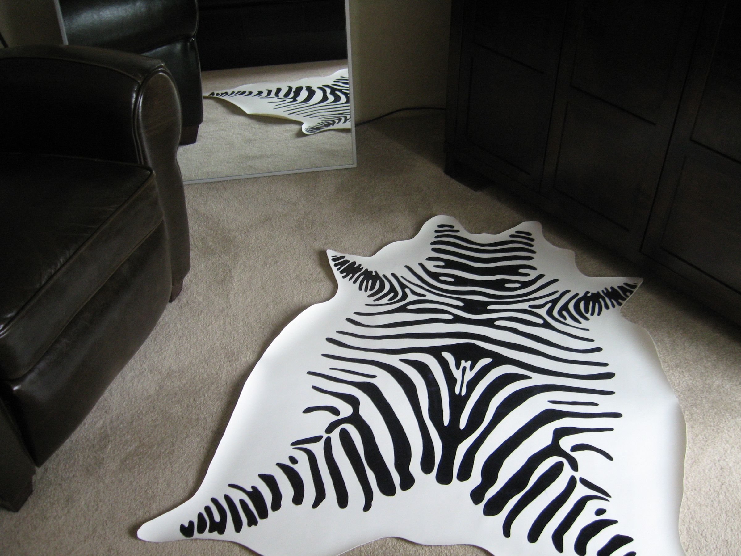 How to Make a Faux Zebra Hide Rug 3 Steps (with Pictures) Instructables